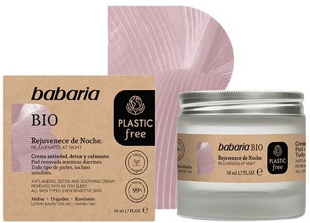 "Babaria Bio atjauninantis naktinis kremas 50ml
