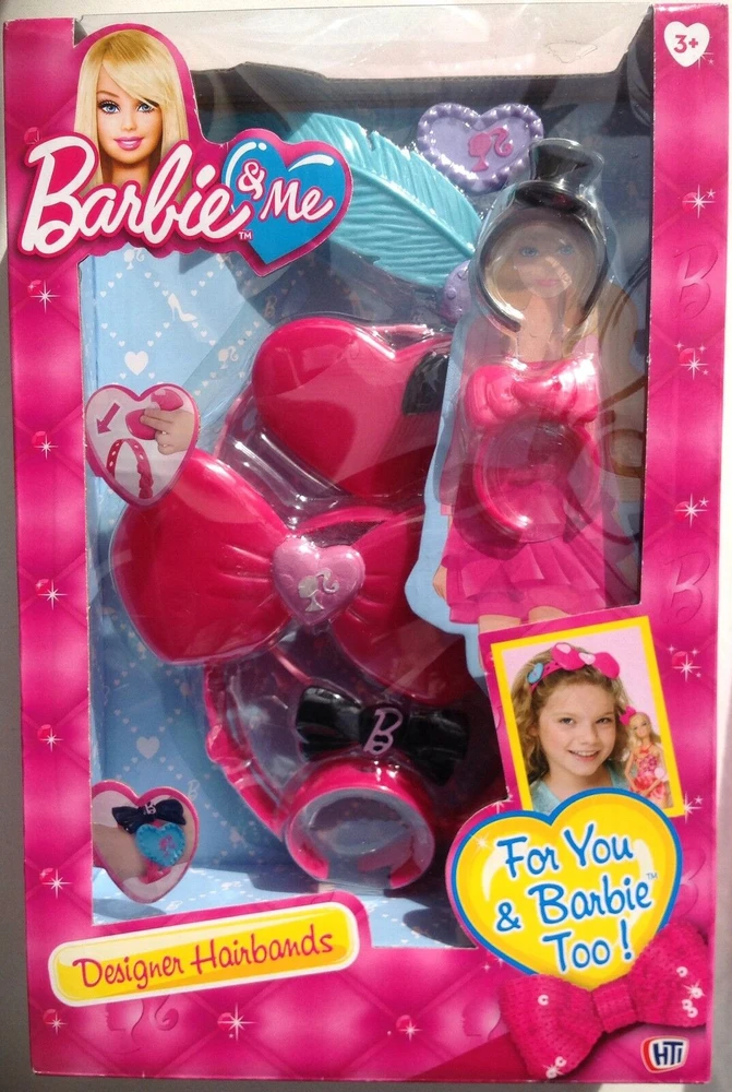 Barbie By Mattel Barbė iš Mattel, Glamtastic, Lėlės Priedas Play Set, Barbė ir aš, Mergaitėms, 3+ metai