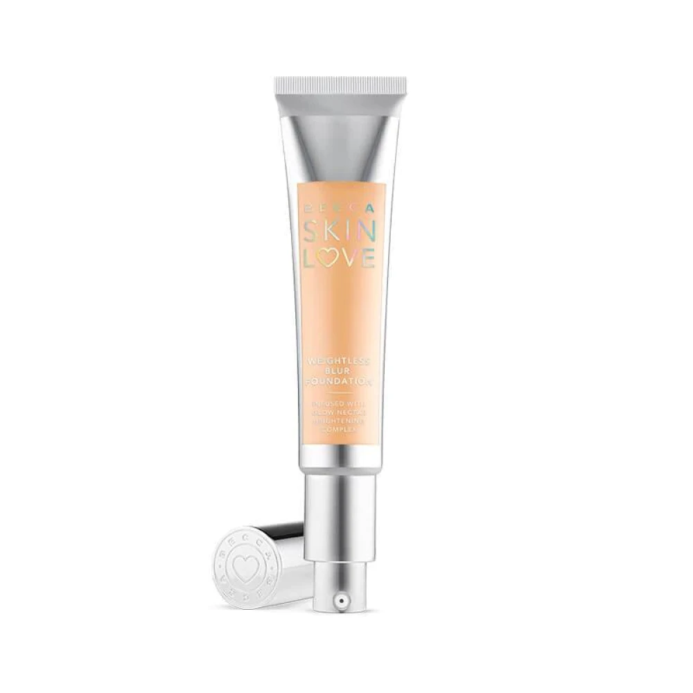 Becca Skin Love dimetikono drėkinamasis skystas makiažo pagrindas su porcelianu, 35 ml