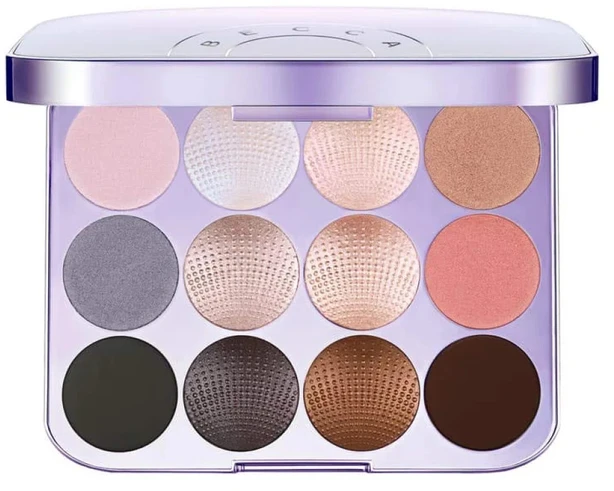 „Becca Pearl Glow Shimmering Shimmering“ akių šešėlių paletė, 12 atspalvių, 3,3 g