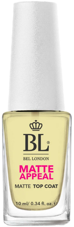 Bel London Matte Top Coat Nagų lakas, 10 ml