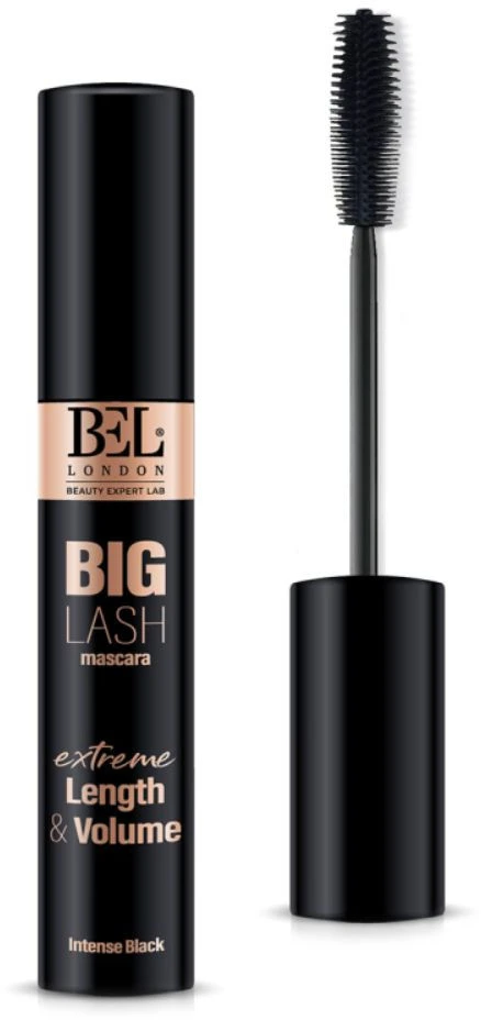Bel London Big Lash Volumizing & Lengthening Blakstienų tušas Intense Juodas 13.5 ml