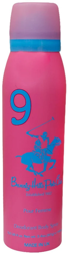 Beverly Hills Polo Club 1982 - Sport 9 gaivumo kūno purškiklis, 150 ml