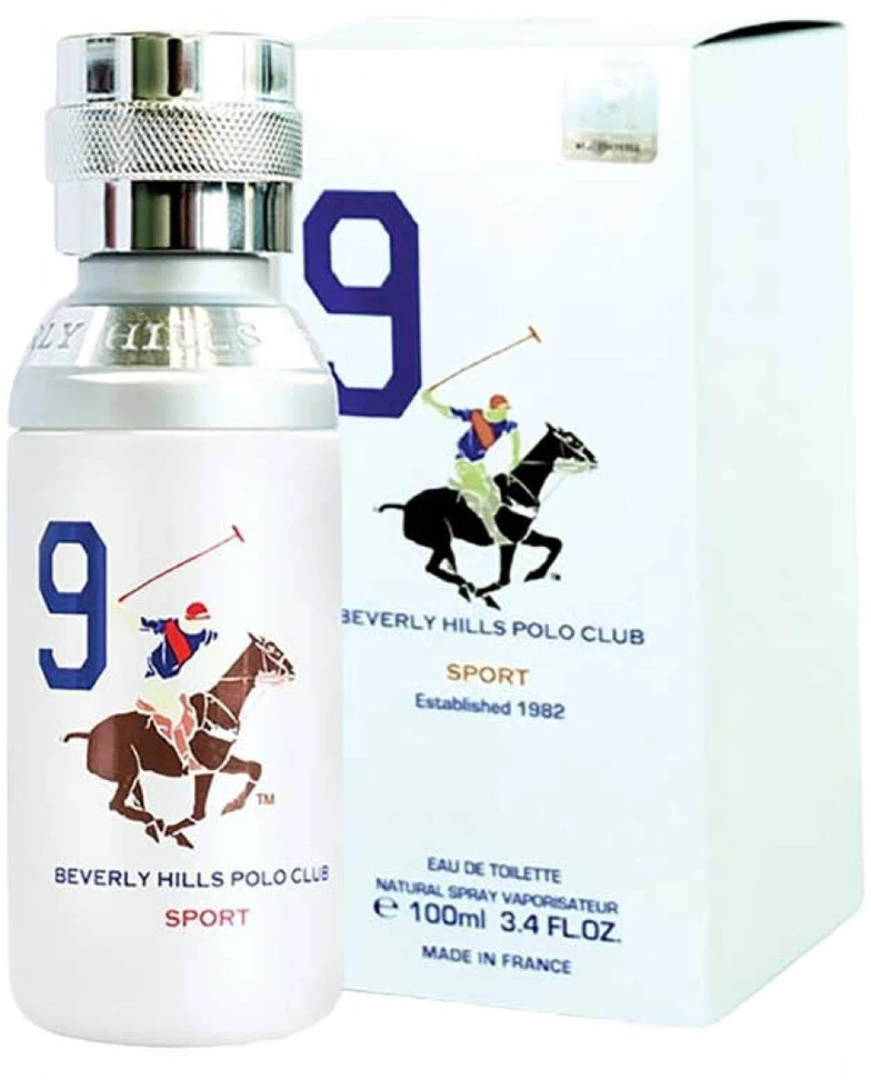 Beverly Hills Polo Club 9 Sport EDT tualetinis vanduo vyrams, 100 ml