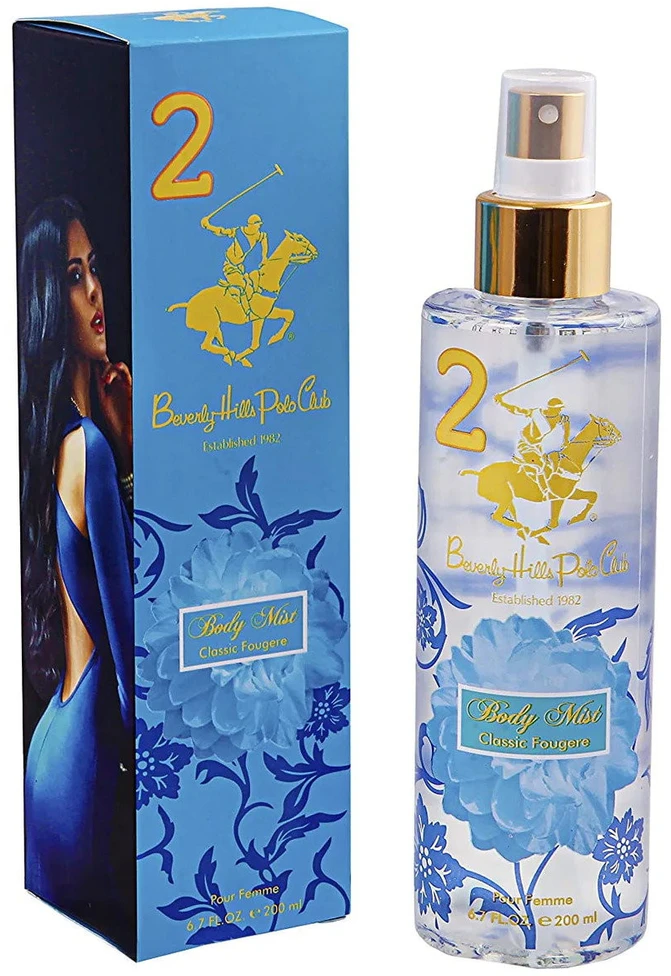 Beverly Hills Polo Club No. 2 Classic Fougere kūno purškiklis, 200 ml