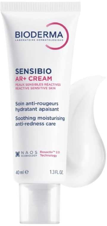 Bioderma Sensibio AR+ Cream Drėkinantis kremas raustančiai, jautriai odai, 40 ml