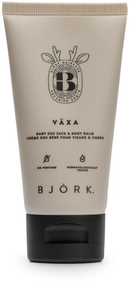 Björk Vaxa Baby drėkinamasis veido ir kūno balzamas, 50 ml