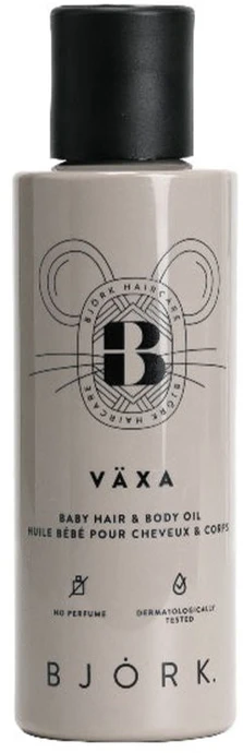 Björk, Vaxa Baby, Maitina - Lygina, Aliejus, Plaukams - Kūnui, 125 ml
