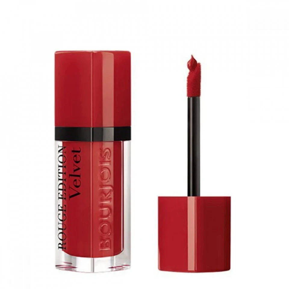 Bourjois Paris Rouge Edition Velvet Skysti lūpų dažai, 7,7 ml, spalva - 01 Personne ne rouge!