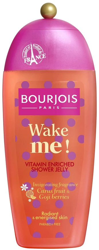 Bourjois Wake Me! Citrus Energizing Dušo želė For All Skin Types, 250 ml
