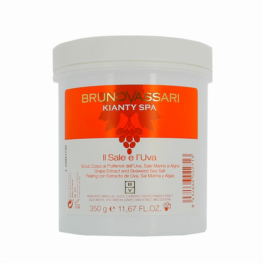 Bruno Vassari Kianty SPA vynuogių skaistinamasis kūno šveitiklis, 350 g