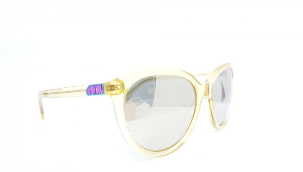 Calvin Klein, Calvin Klein, Sunglasses, J752S/54, Crystal Geltona, For Women