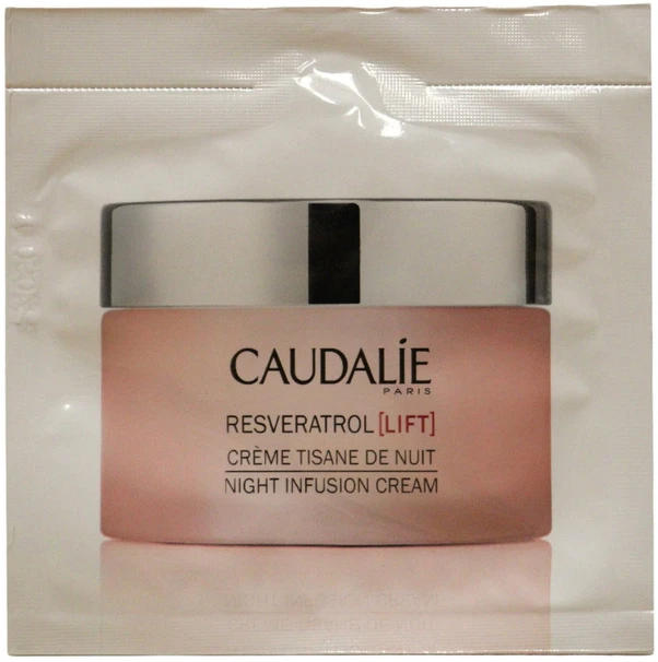 Caudalie, resveratrolis, hialurono rūgštis, liftingas, naktinis, kreminis, veidui, 2 ml *mėginėlis