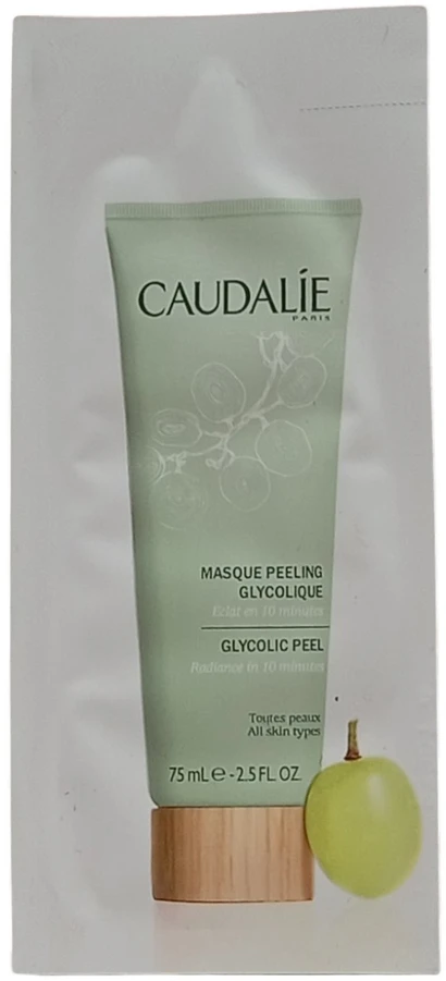 Caudalie, Vinoperfect, glikolio rūgštis, skaistinamoji, savaitinė, kreminio kaukė veidui, 3 ml *Mėginys