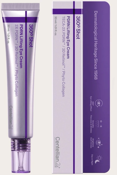 Centellian24 360 Shot PDRN Lifting Paakių kremas akių kontūro kremas visų tipų odai, 30 ml