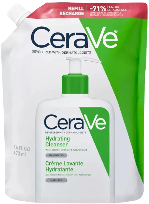 CeraVe Drėkinamasis valiklis Eco papildymas, 473 ml