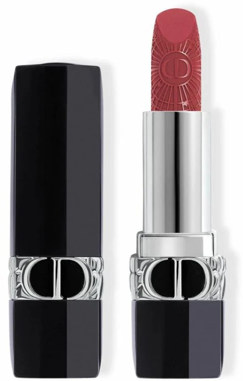 Christian Dior Rouge Satin Finish Kreminis lūpų dažai 674 Midnight Rose Velvet 3,5 g