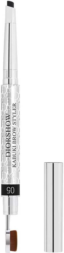 Christian Dior Diorshow Kabuki Double-Ended Eyebrow Kreminis Pieštukas & 2-In-1 05 Juodas 0.09 g