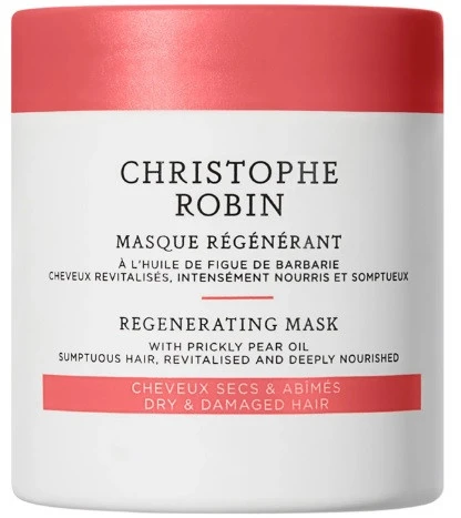 Christophe Robin, regeneruojanti, dygliuotųjų kriaušių aliejaus, plaukų priežiūros kreminio kaukė, atgaivinimui, 100 ml