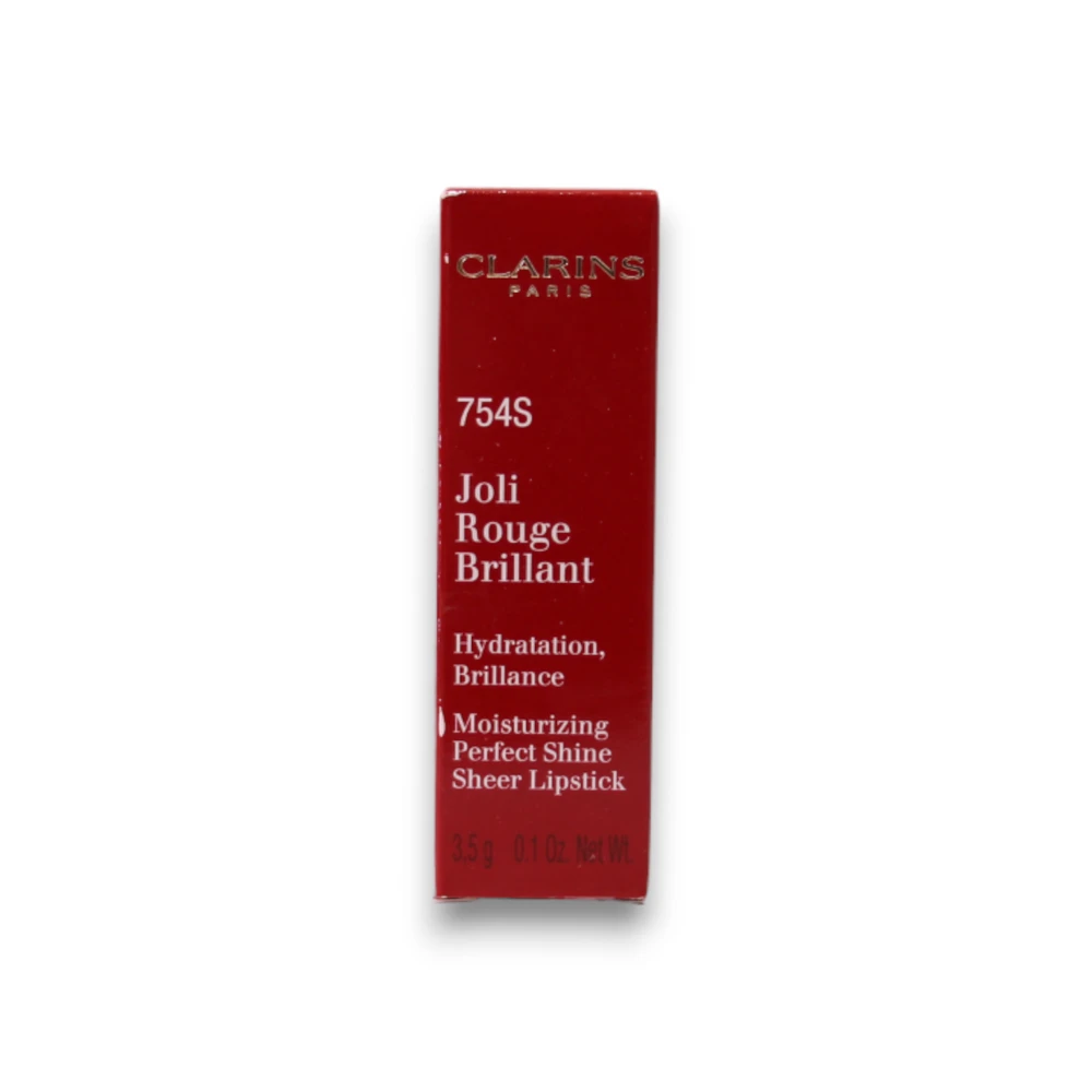 Clarins Joli Rouge Hydrating Kreminis Lipstick 754S Deep Raudona, 3 g