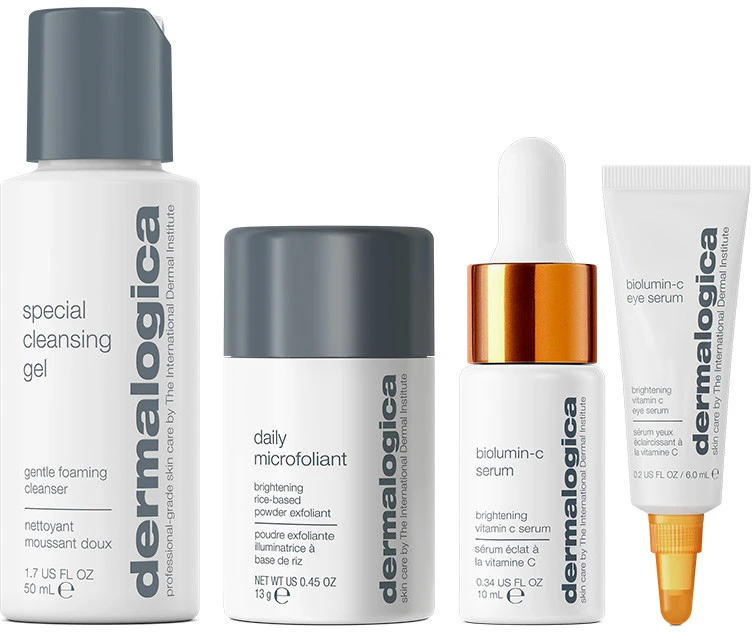 Cleanse + Brighten rinkinys Dermalogica: Special, valomasis gelis, veidui, 50 ml + Daily Microfoliant, šveičiamieji milteliai