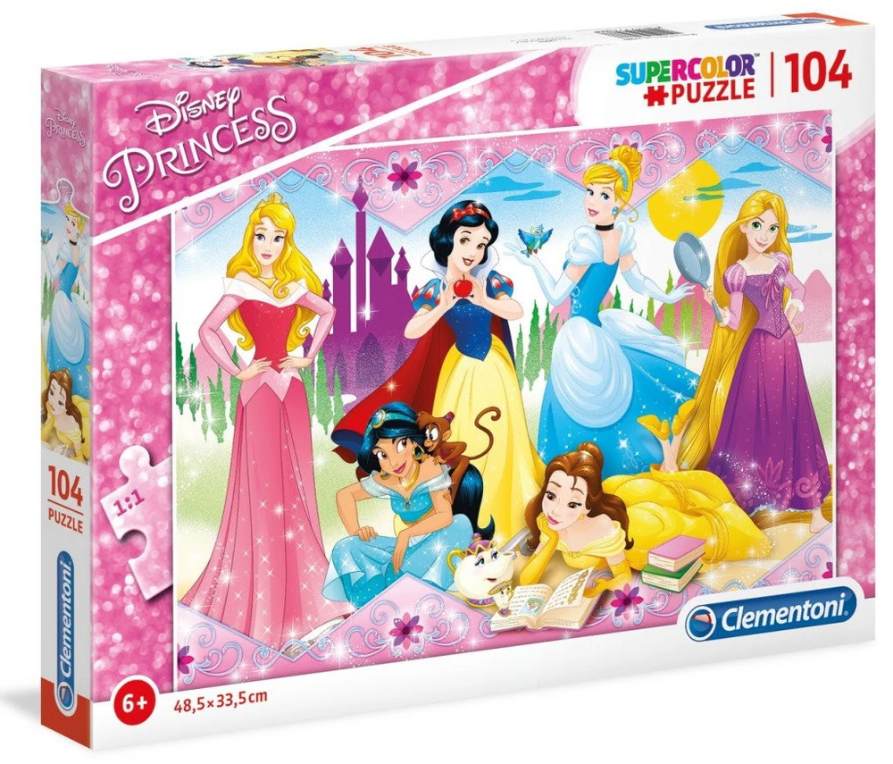 Clementoni Dėlionė 104 vnt. - Disney princesės