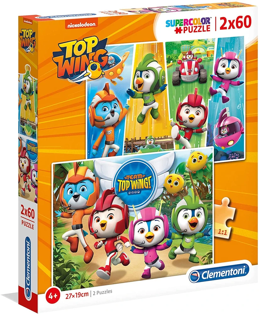 Clementoni Dėlionė 2x60 vnt. - Top Wing