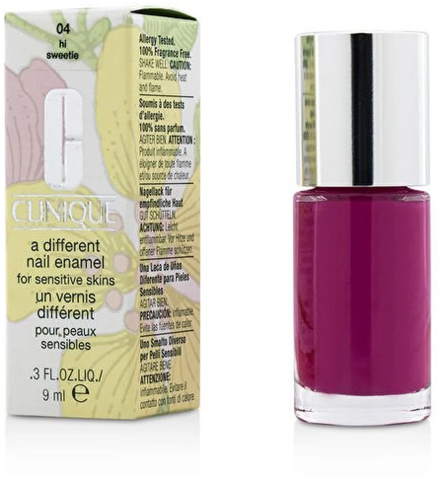 Clinique A Different Nail Enamel Base & Top Coat Nagų lakas 04 Hi Sweetie, 9 ml