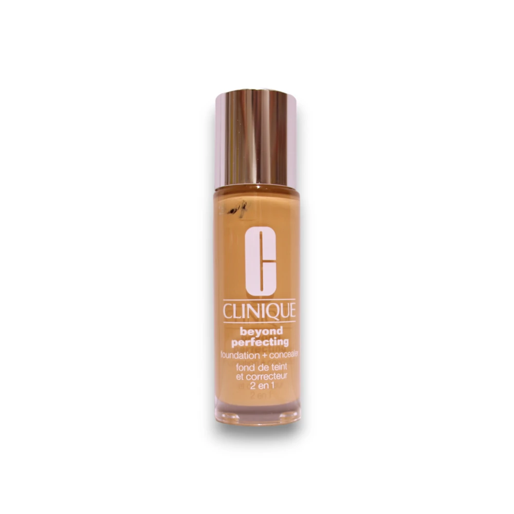 „Clinique Beyond Perfecting Paraben-Free Matte Finish“ skystas makiažo pagrindas ir kaukė 2-in-1, 48 avižų, 30 ml