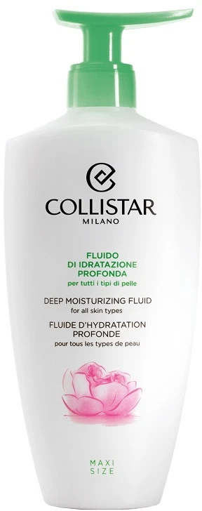„Collistar“, „Special Perfect Body“ – giliai drėkinamasis skystis su itališkojo bijūno ekstraktu, drėkinamasis, dienai, kūno losjonas, 400 ml *Testuojamasis rinkinys