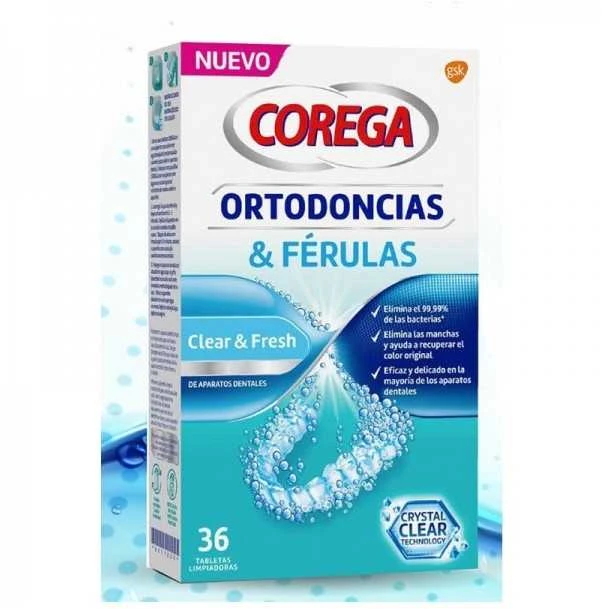 "Corega Orthodontics - Splints" 36 tabletės