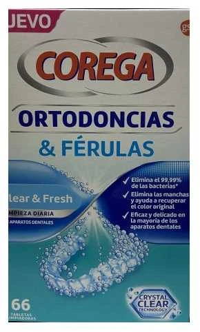 "Corega Orthodontics - Splints" 66 tabletės