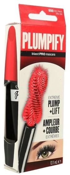 Covergirl, Plumpify, Lifting, Blakstienų tušas, Juodas Brown, 13.1 ml