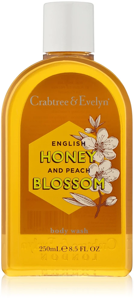 Crabtree & Evelyn Honey & Peach Blossom Hydrating Kūno prausiklis, 250 ml