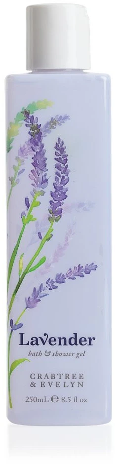 Crabtree & Evelyn Lavander Relaxing Dušo želė For All Skin Types, 250 ml