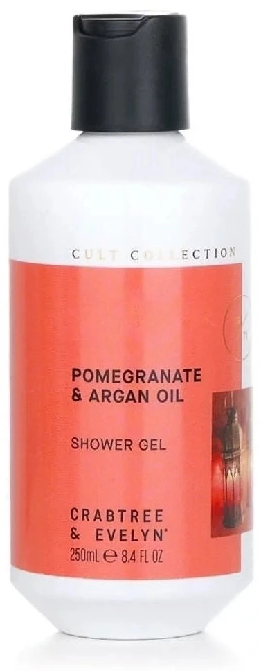 Crabtree & Evelyn Pomegranate & Argan maitininantis Dušo želė For All Skin Types, 250 ml