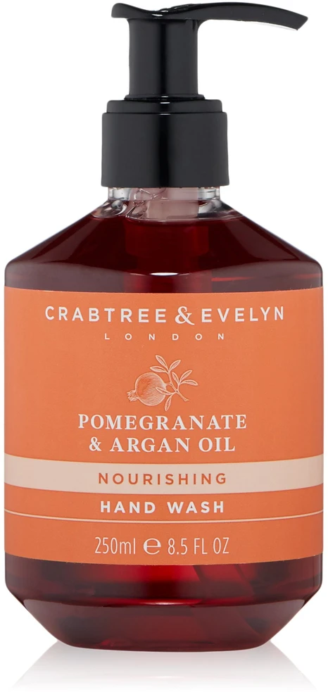 Crabtree & Evelyn granatų ir argano aliejaus drėkinamasis skystas rankų muilas, 250 ml