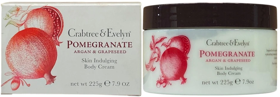 Crabtree & Evelyn Pomegranate & Argan maitininantis Body Kreminis, 225 ml