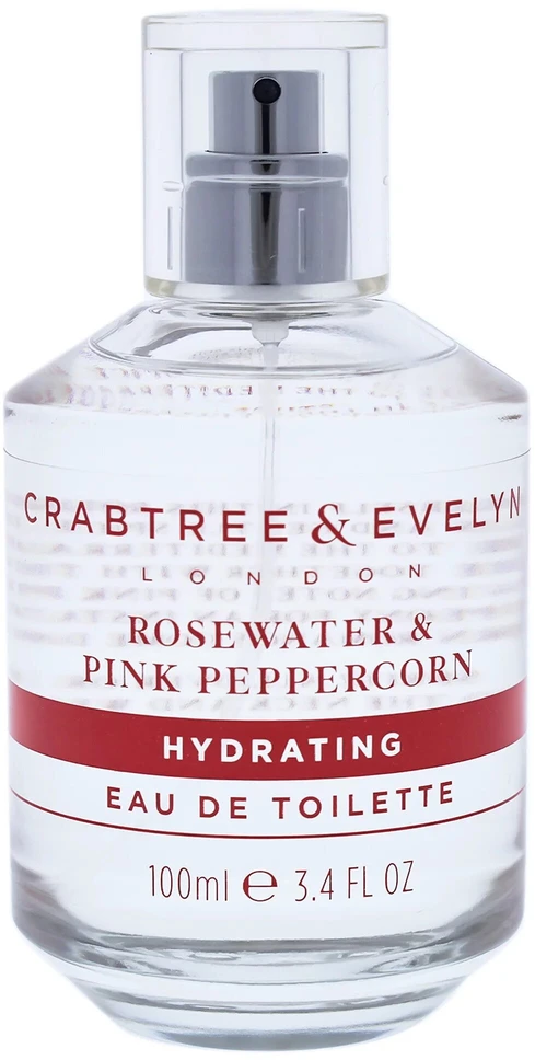 Crabtree & Evelyn Rosewater & Rožinė Peppercorn EDT tualetinis vanduo moterims, 100 ml