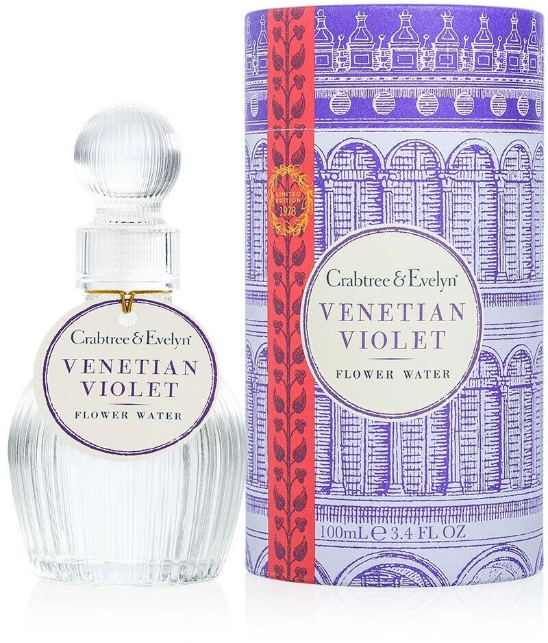 „Crabtree & Evelyn“ Venecijos žibuoklių ir gėlių aromato tualetinis vanduo, 100 ml