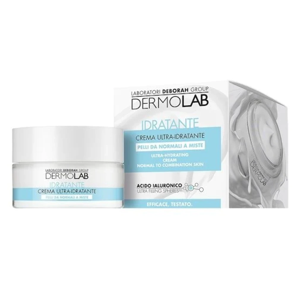 Deborah Dermolab Hyaluronic Acid Hydrating Kreminis For Face, 50 ml