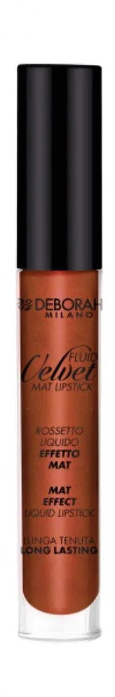 Deborah Fluid Velvet Matte skysti lūpų dažai 53 Brown 4,5 g