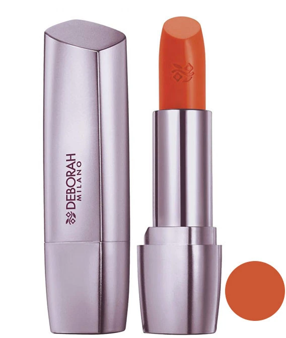 Deborah Milano Raudona Shine Long-Lasting Kreminis Lipstick 7 4.4 g