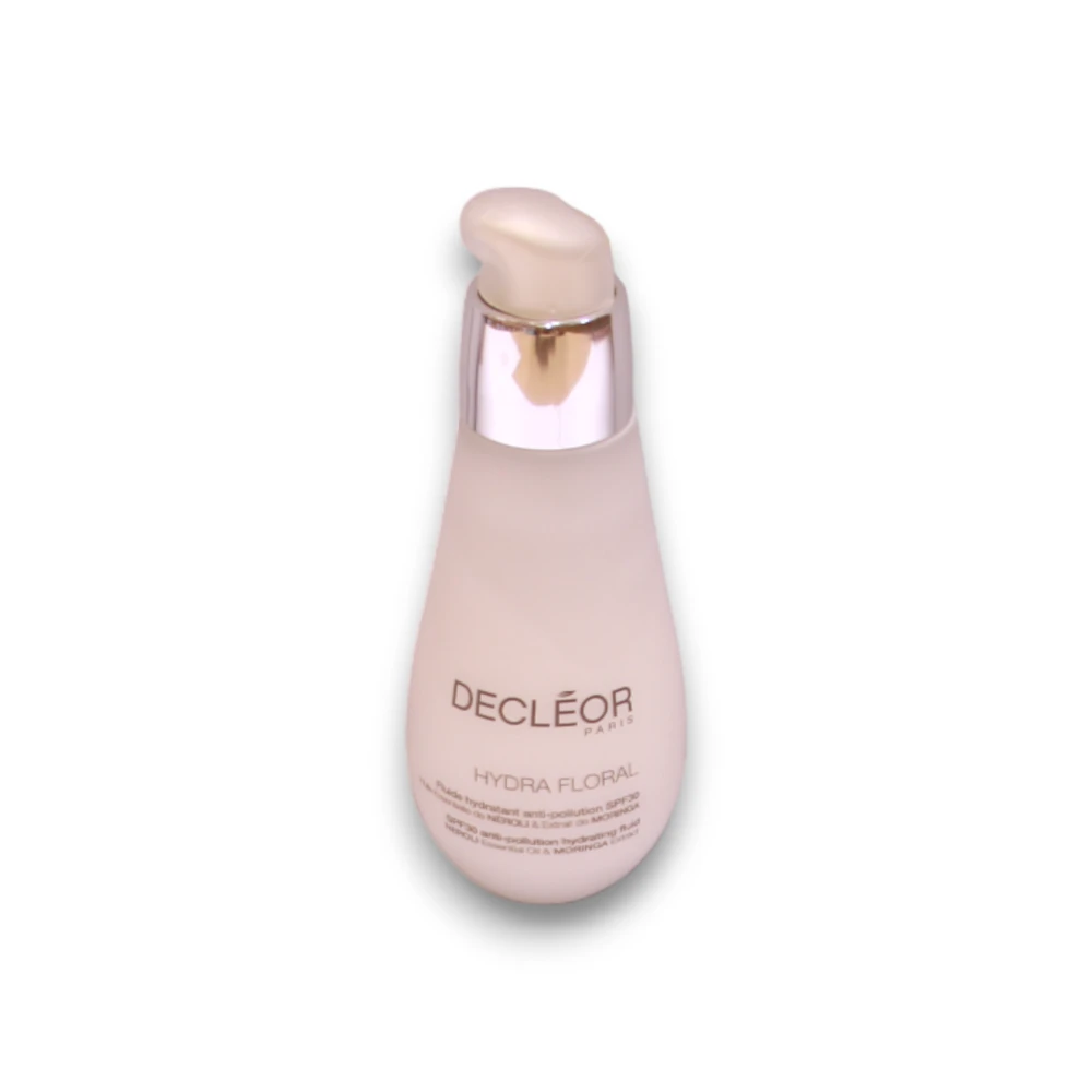 „Decleor Hydra Floral Baltas Petal“ dieninis losjonas nuo taršos veidui ir kaklui, 50 ml *Mėginys