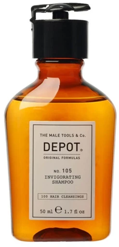 Depot 100 plaukų valymo priemonė Nr. 105 multivitaminų kompleksas plaukų šampūnas nuo plaukų slinkimo, 50 ml