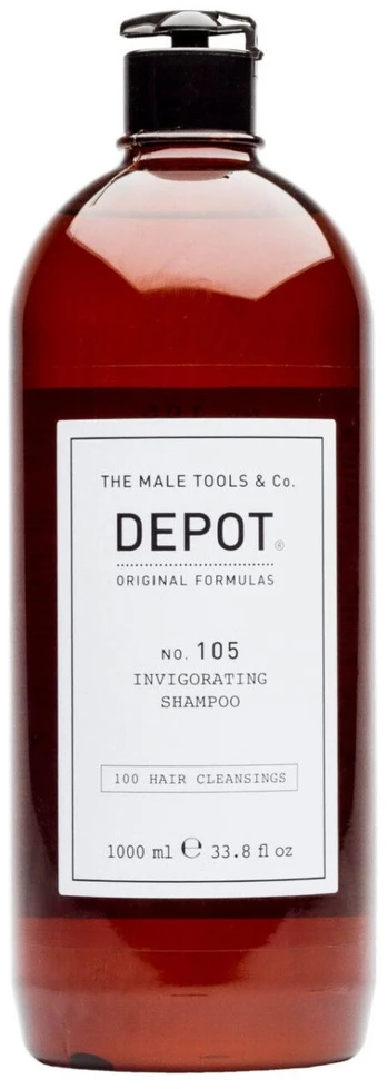 Depot 100 plaukų valymo priemonė Nr. 105 multivitaminų kompleksas plaukų šampūnas nuo plaukų slinkimo, 1000 ml