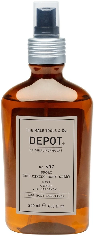Depot No. 607 Sport gaivinantis kūno purškiklis, 200 ml