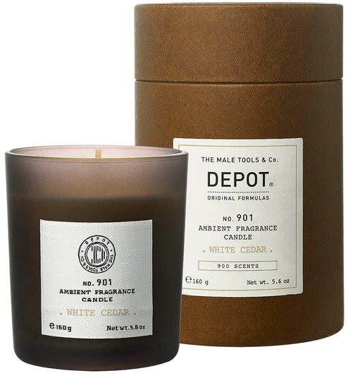 „Depot 900 Scents No. 901“ „Baltas“ kedro kvapioji žvakė, 160 g