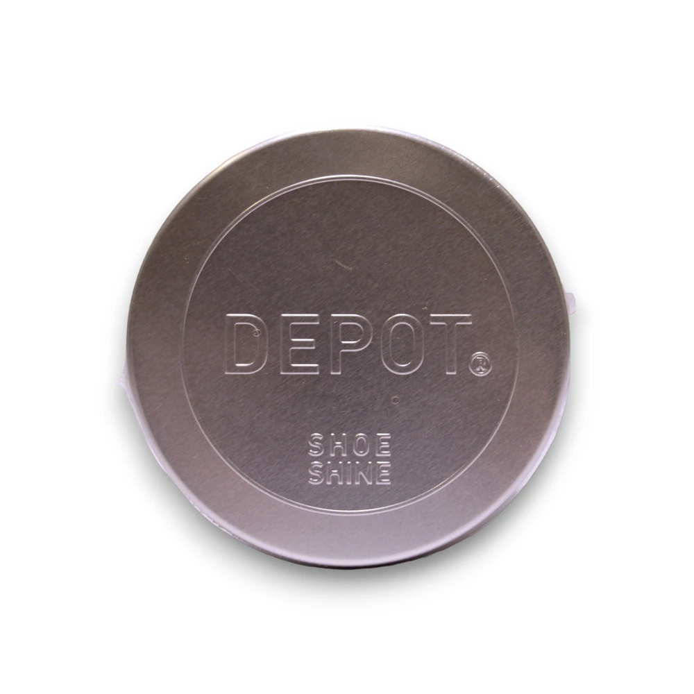 Depot Shoe Shine Metal Jar Sidabrinis