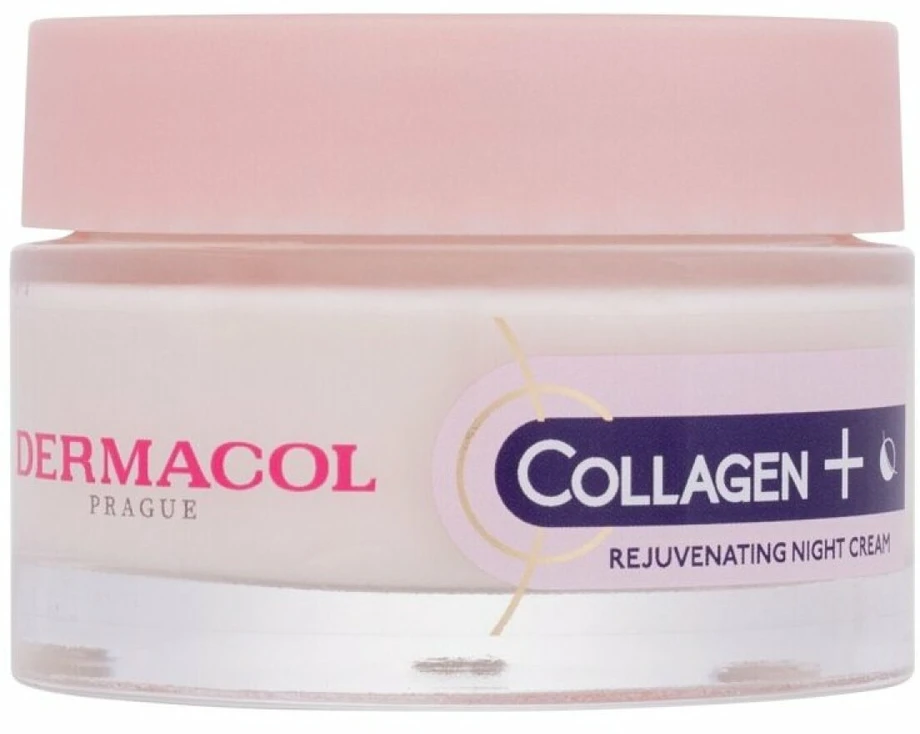 Dermacol kolageno + hialurono rūgšties kolageno stangrinantis naktinis kremas veidui, 50 ml